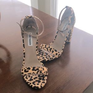 Leopard print heels